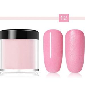 Barbie Pink, dark pink acrylic nail dip powder